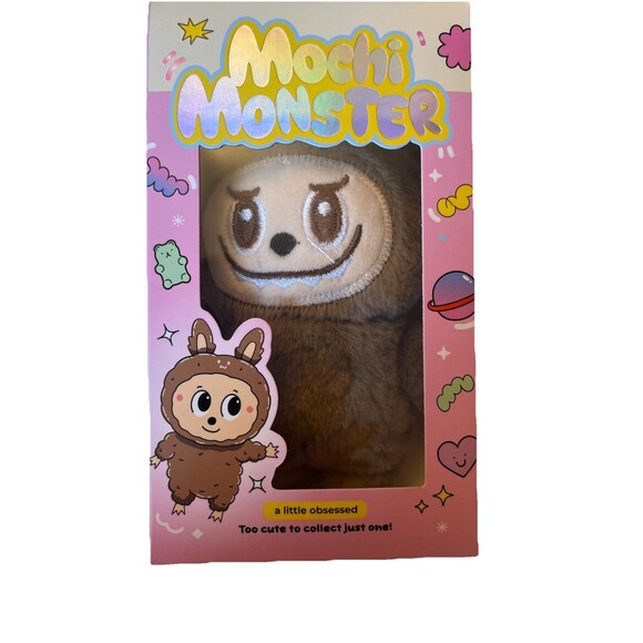 Mochi Monster Mochi Monster Keychains, Set of 3 Plush Collectible Pink/Brown New - Picture 4 of 7
